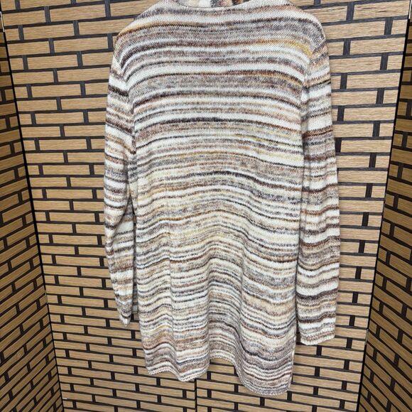 Natural Reflections Stripe Cardigan Size XL - Picture 2 of 7